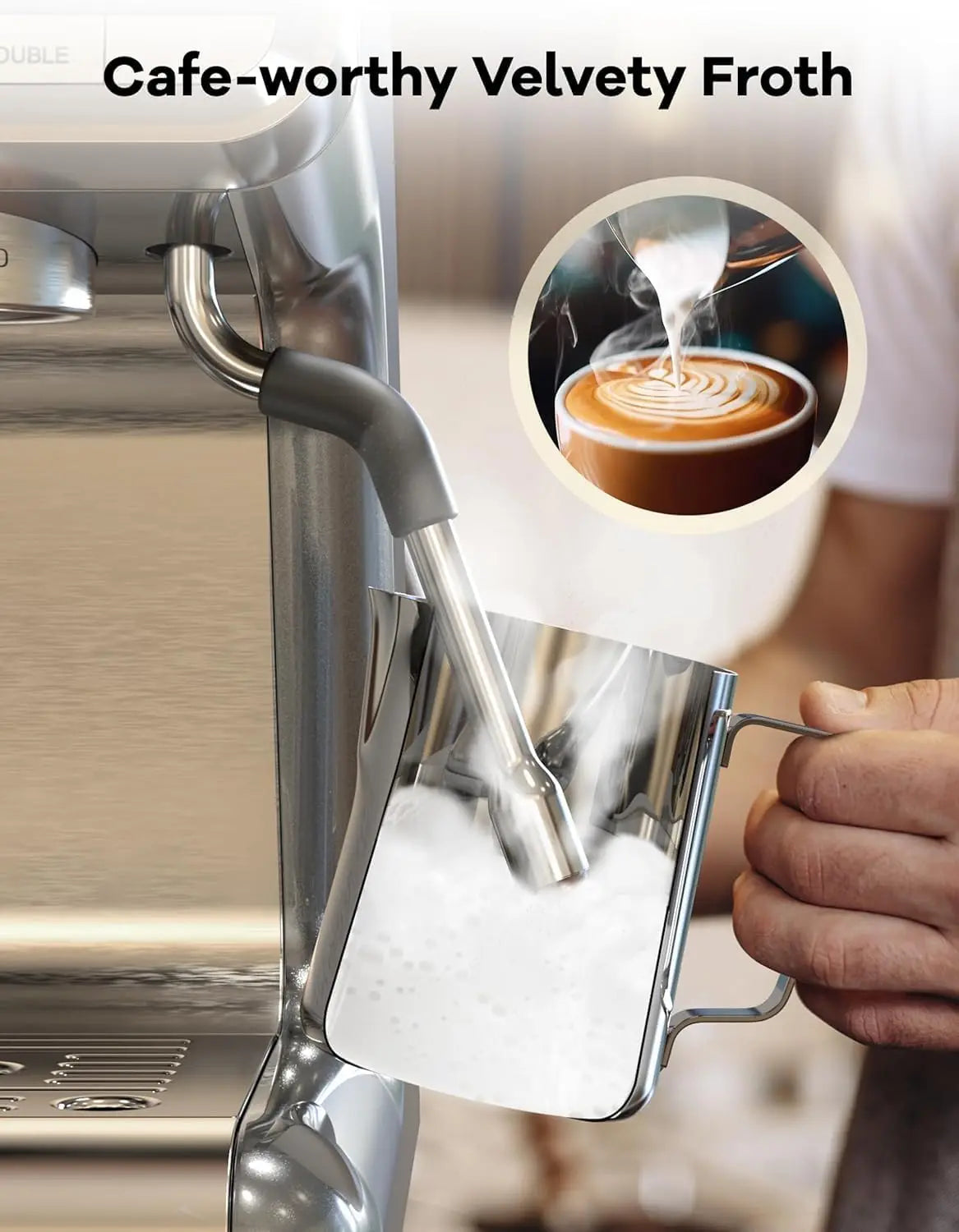 Acekool 20 Bar Espresso Machine With Built In Grinder