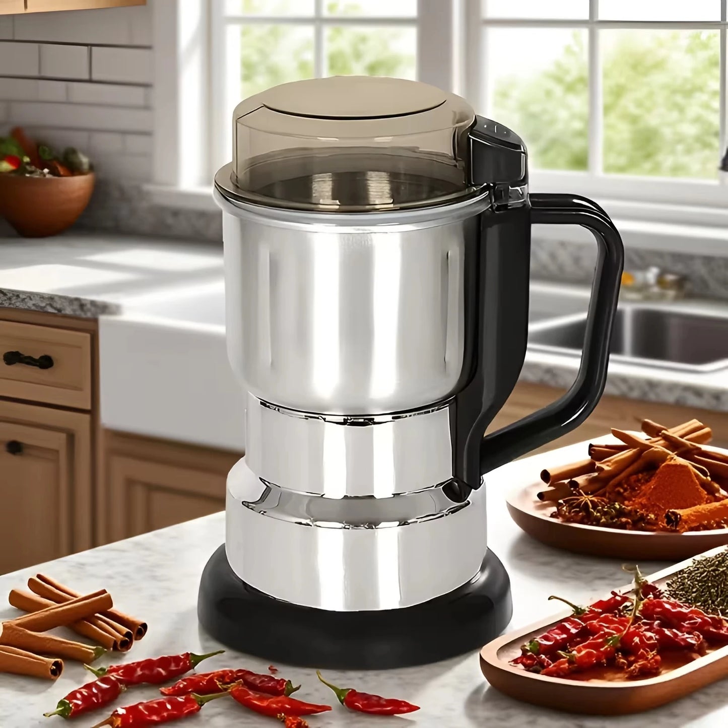 Electric MultiFunction Grinder For Coffee And Grains