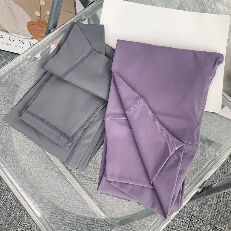 Zhumu Gym Women High Waist Yoga Leggings Breathable Quick Dry