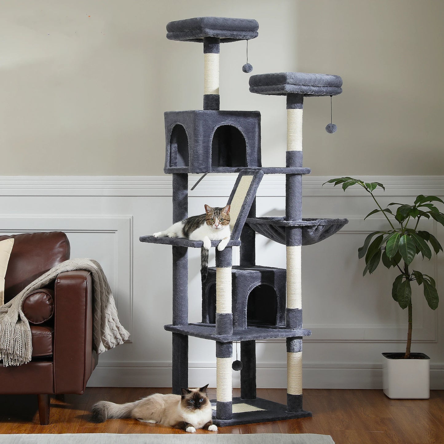 PAWZ Road Cat Tree Tower For Indoor Cats Multi Level