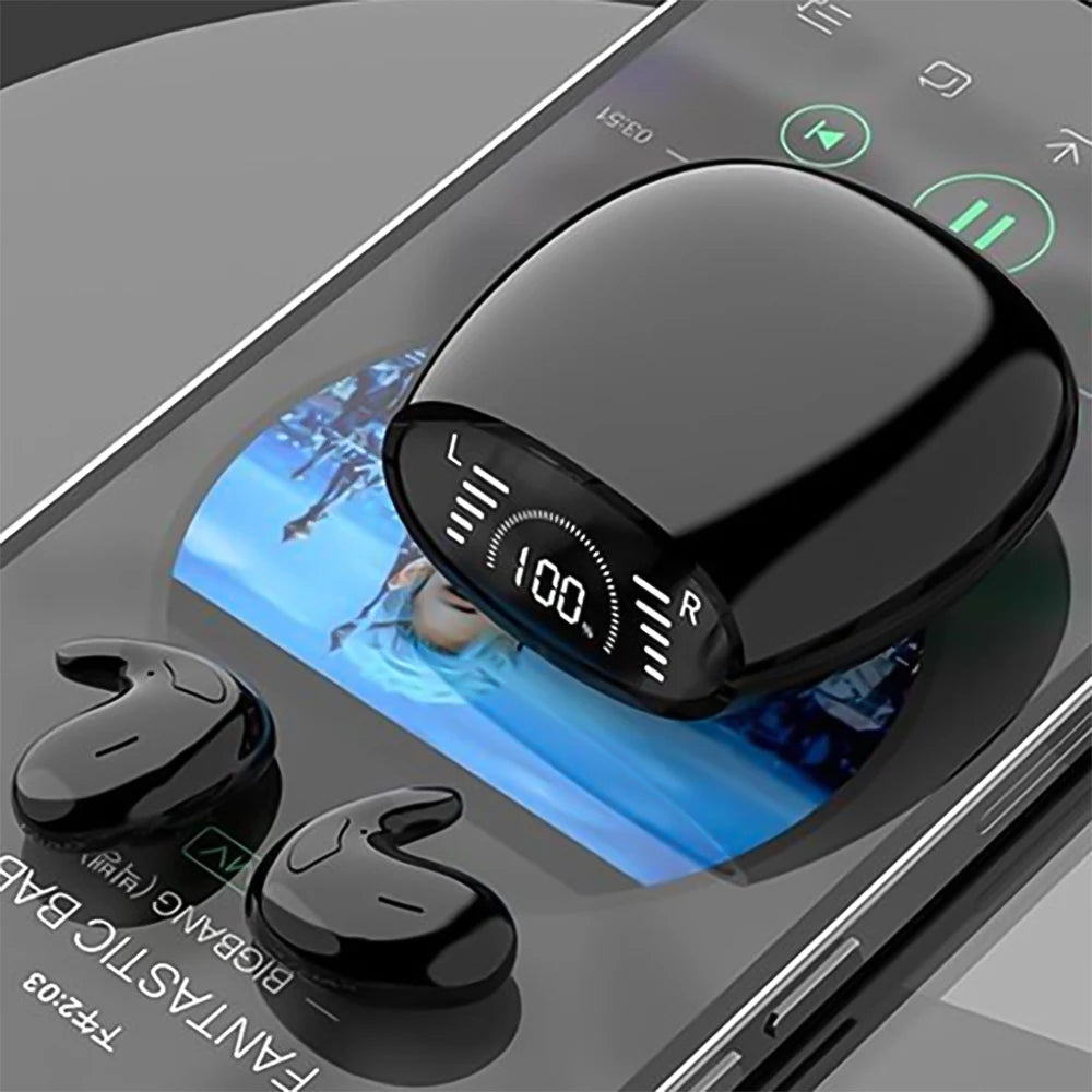 SHUKE Ultra Thin Sleep Headphones Bluetooth Earbuds
