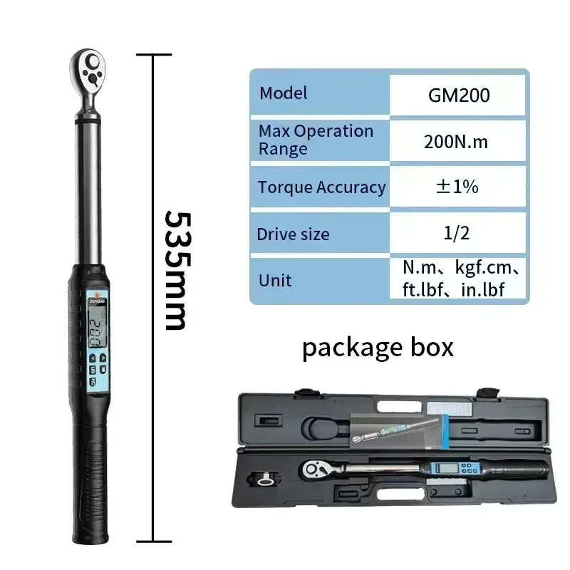 GOYOJO Digital Torque Wrench Precision 2 Percent Accuracy