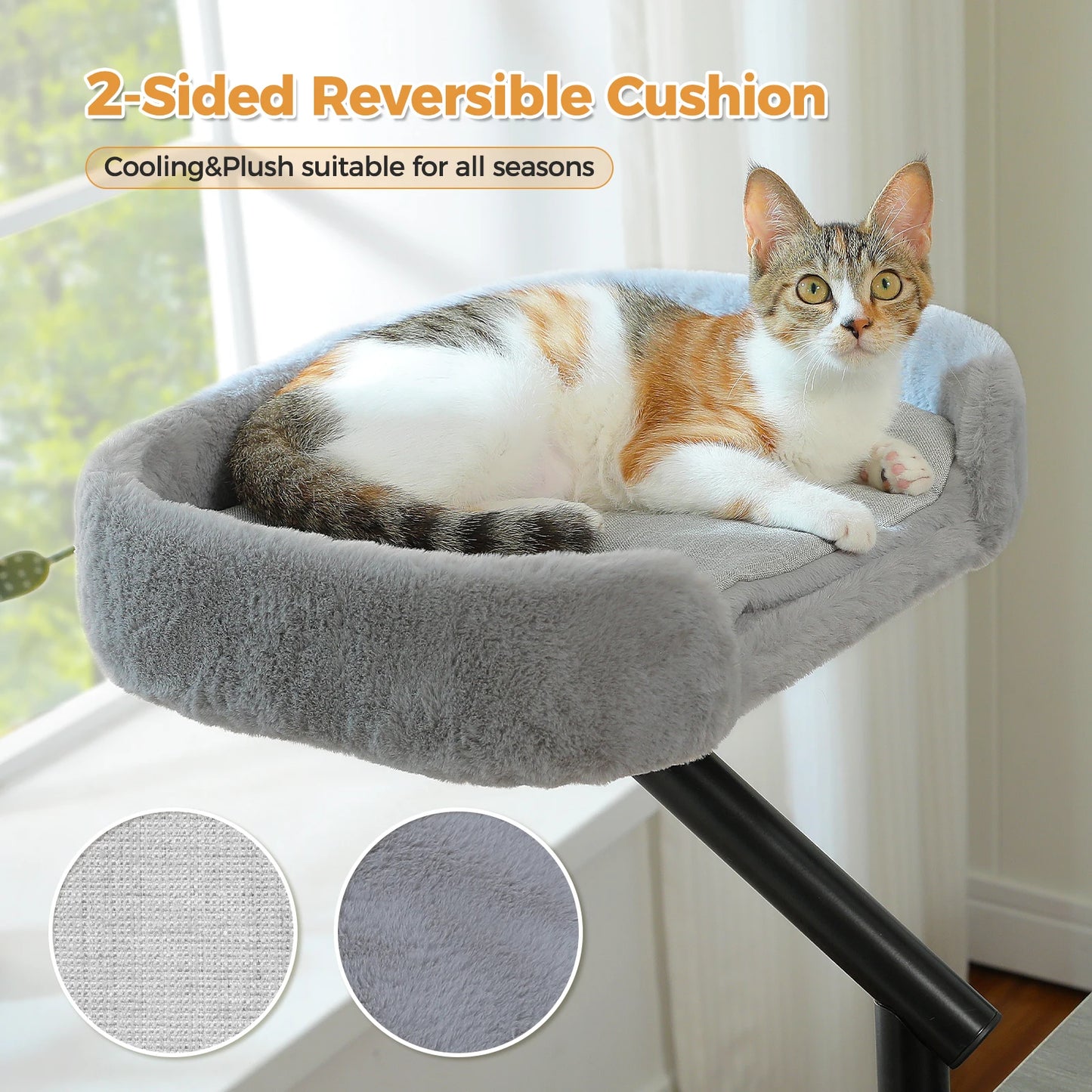 PAWZ Road Rotatable Cat Desk Bed For Indoor Cats Hammock