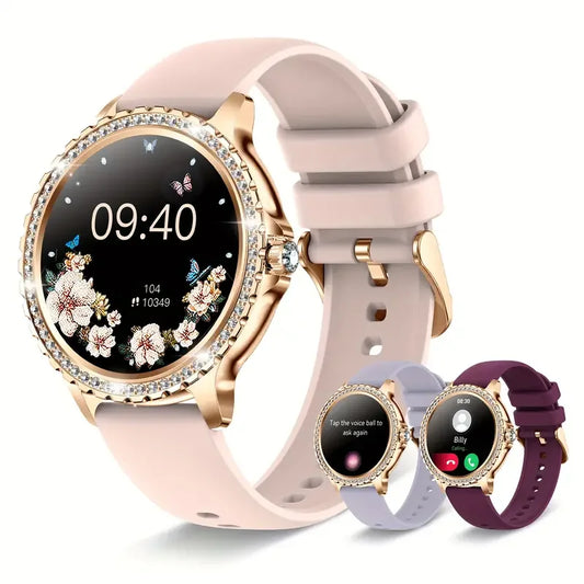 Smartwatch For Women Android iPhone Full Touch Screen Fitness Tracker