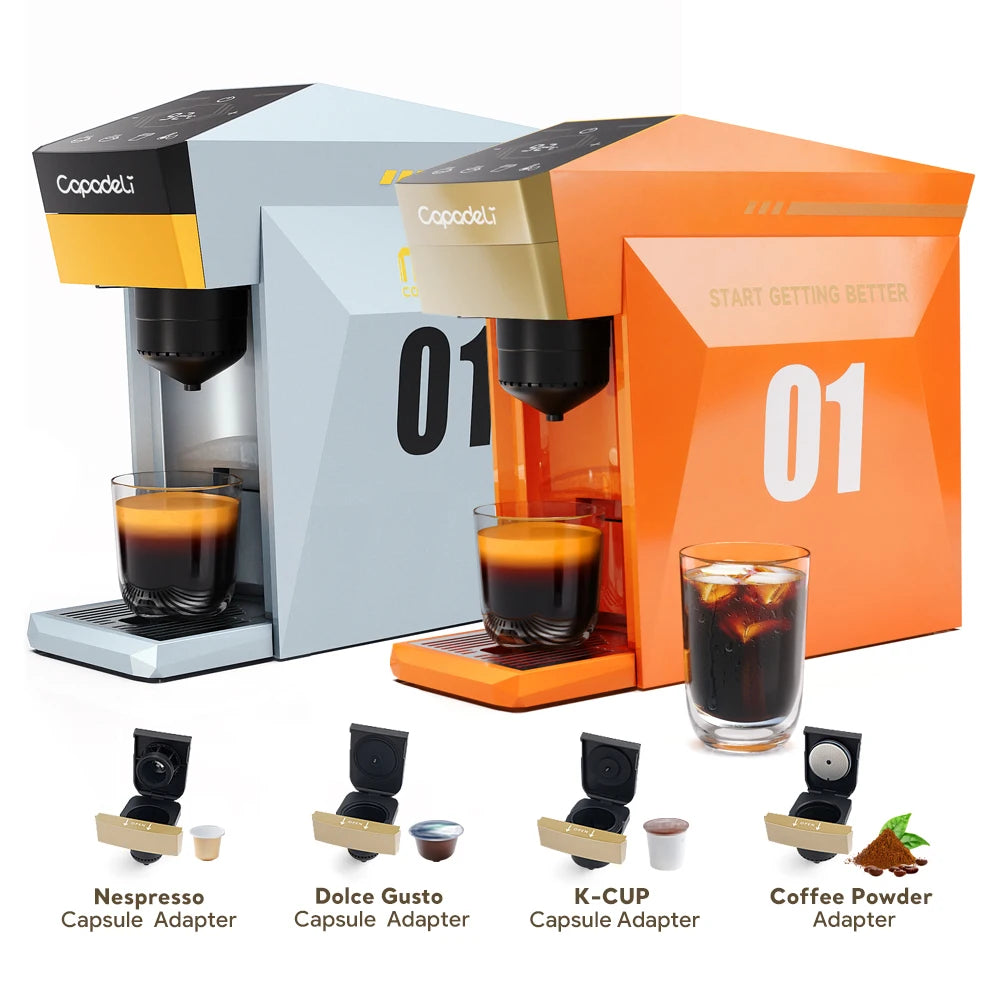 Belr-Housewares 4-In-1 Capsule Coffee Machine For Dolce Gusto Nes K-Cup