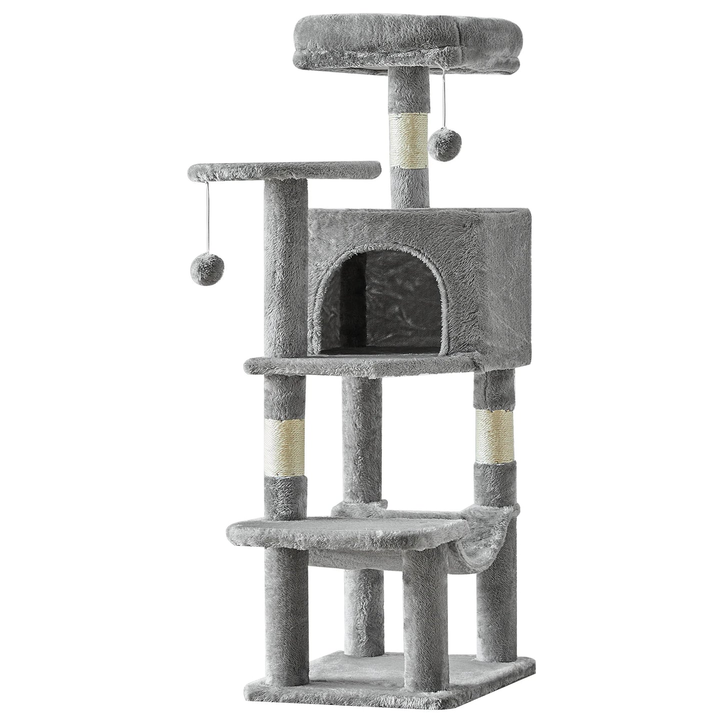 JHKCN Cat Tree Tall Climbing Tower For Indoor Cats