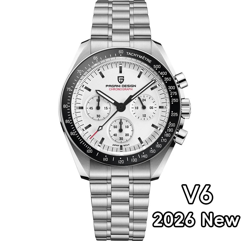 PAGANI DESIGN Luxury Quartz Chronograph Watch For Men
