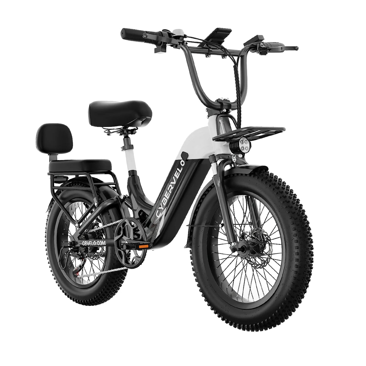 Cybervelo Long Range Electric Commuter Bicycle Featuring Seven Speeds