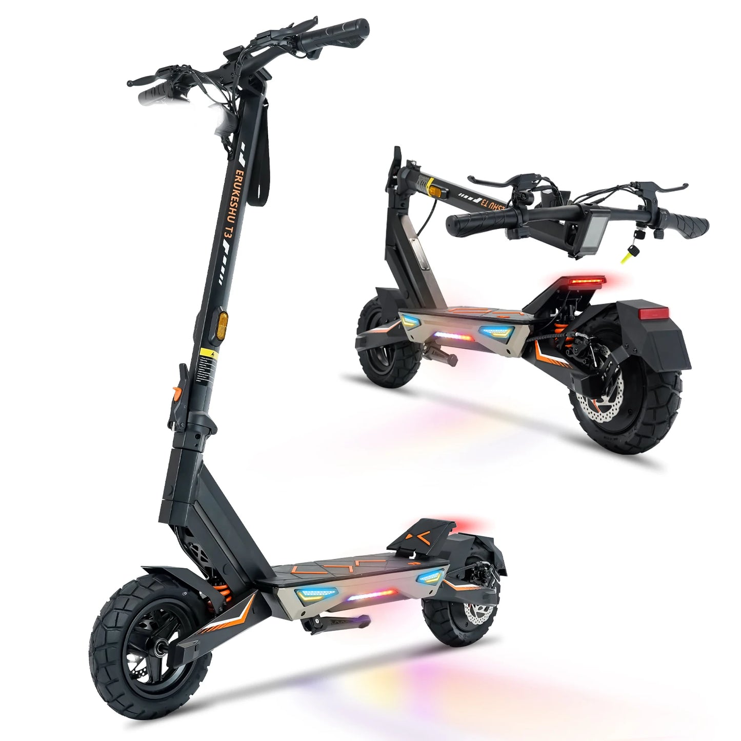 Electric Scooter 1500W Motor 48V Battery 40 MPH Max Speed