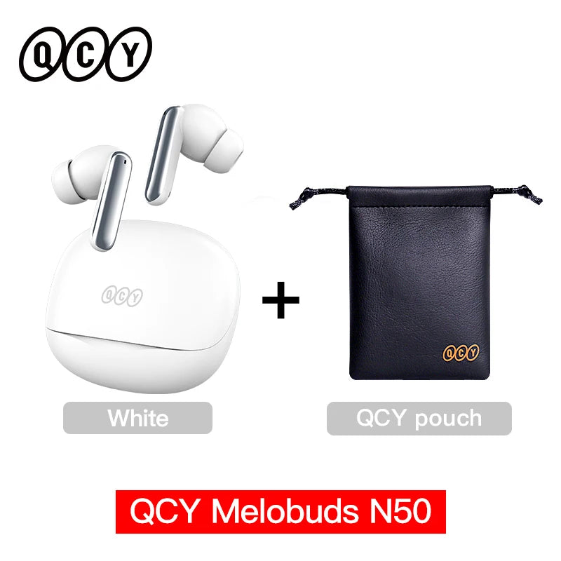 QCY Melobuds N50 ANC Wireless Earphones With Multipoint Bluetooth 5.4