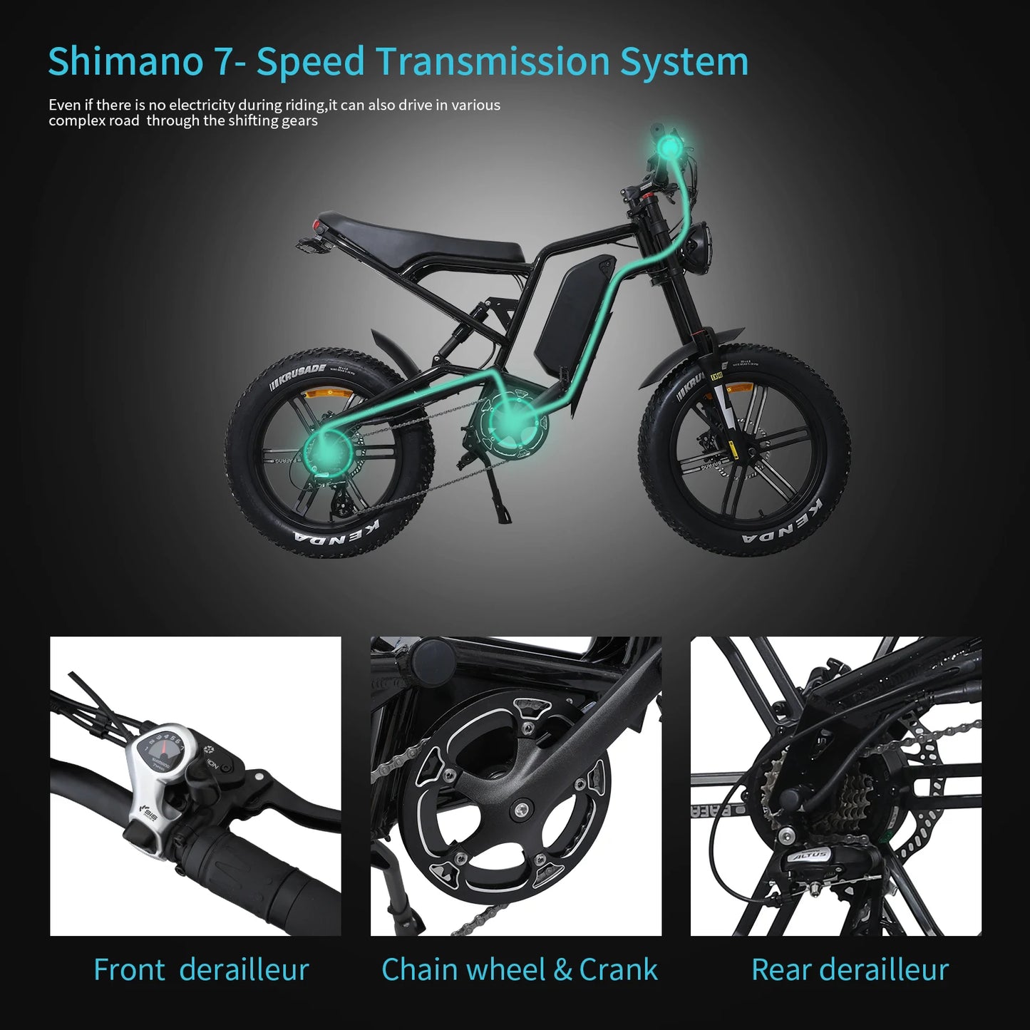 Xtion 750W Electric Mountain Bike Class 3 E Bike