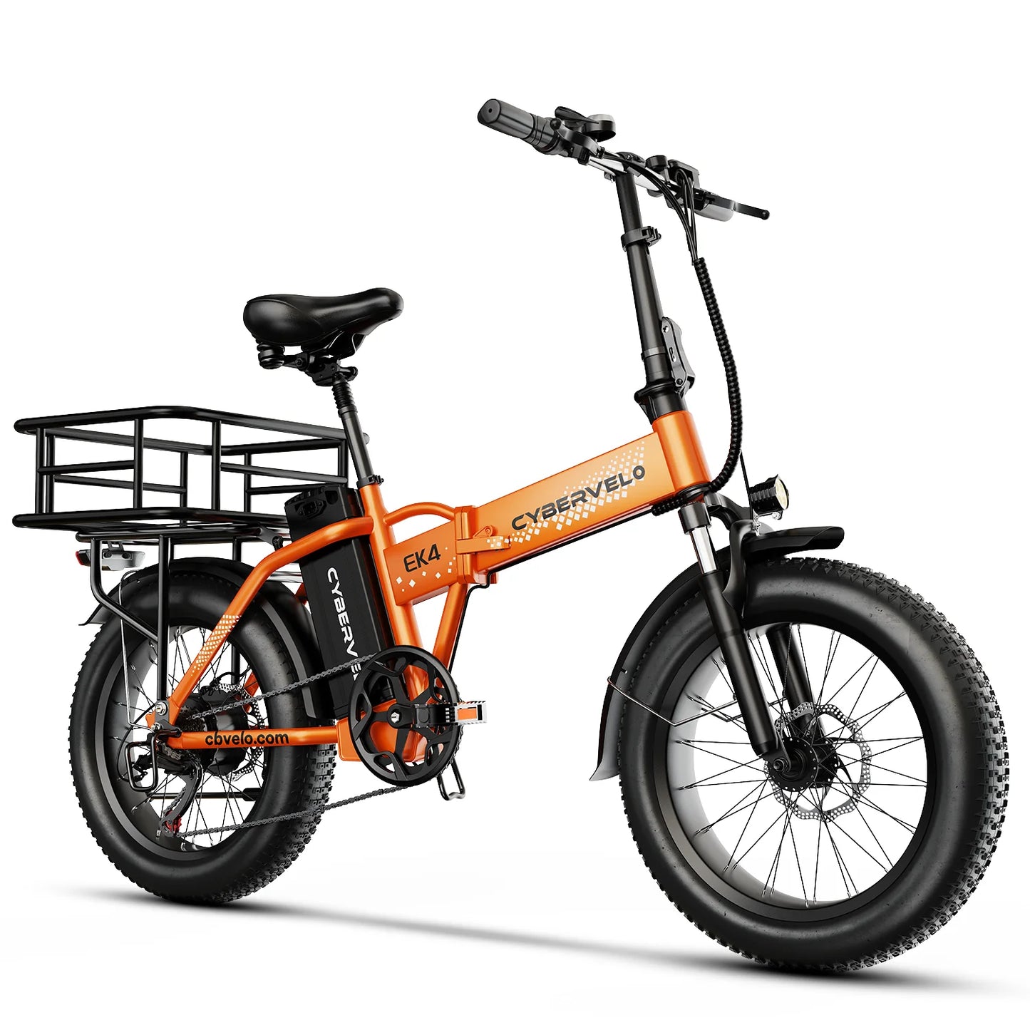 Cybervelo EK4 Folding Electric Bike 1000W 48V 20Ah 30 MPH