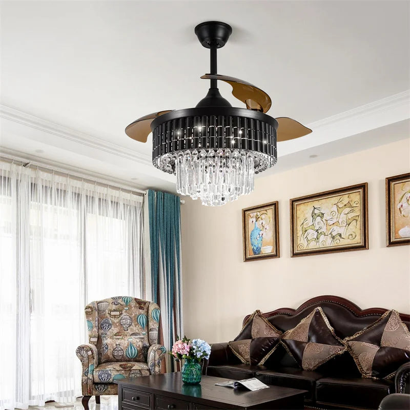 GreeLustr Intelligent LED Ceiling Fan Lights With Remote Control