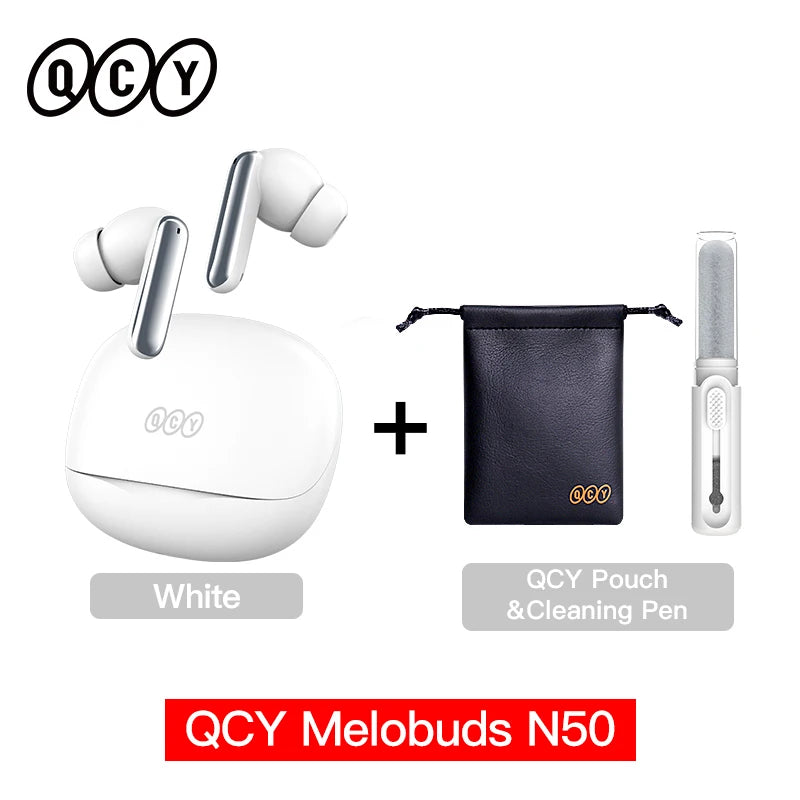 QCY Melobuds N50 ANC Wireless Earphones With Multipoint Bluetooth 5.4